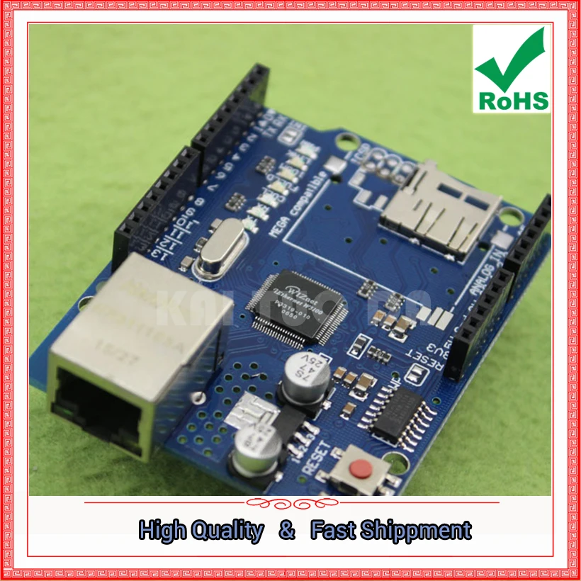 Плата расширения сети Ethernet W5100 плата SD-карты (C7B1) | Электронные компоненты и