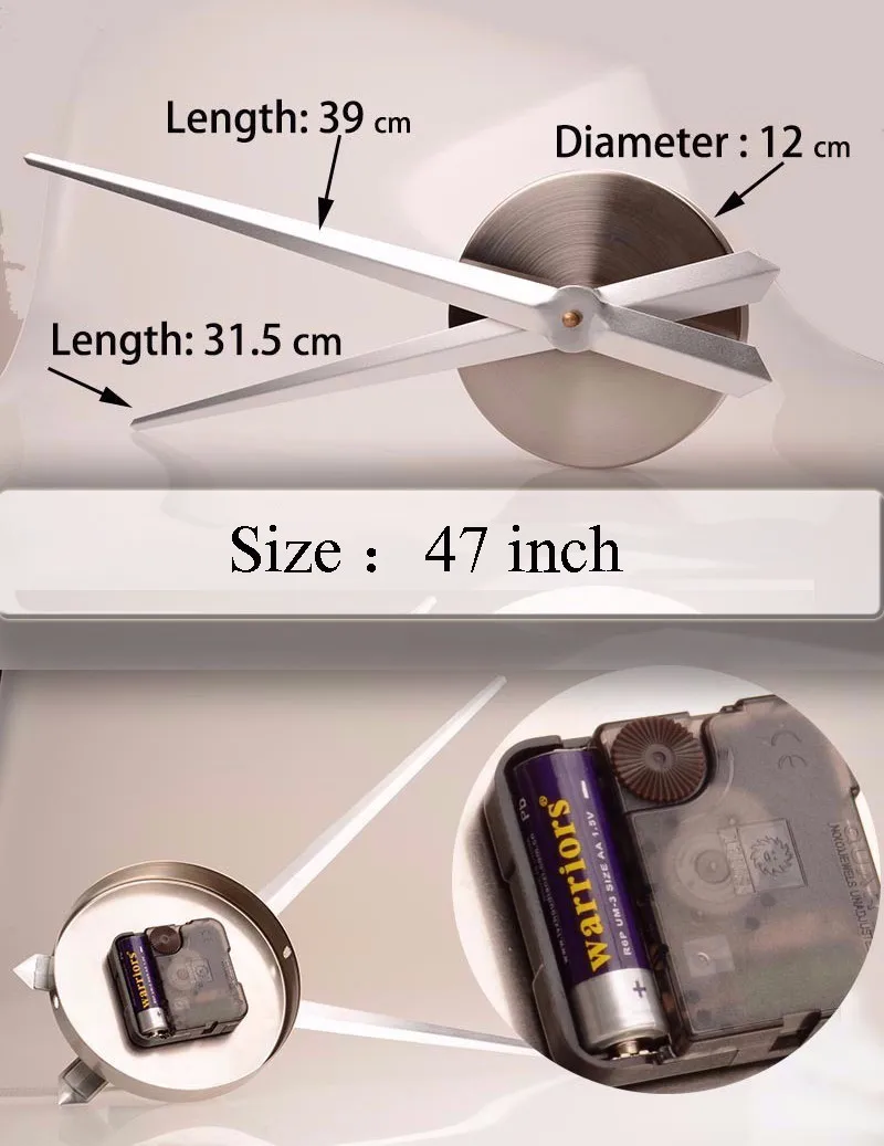 Современный дизайн кварцевые часы модные часы зеркальные наклейки Diy Декор для гостиной Новое поступление 3d настоящие большие настенные часы