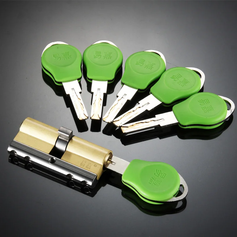 6 ключей C Класс медный сердечник Противоугонная дверь цилиндр замков