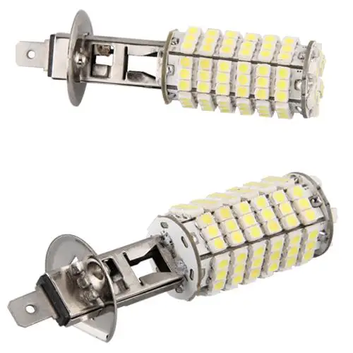 CARCHET 2X H1 Автомобильная 3528 SMD 120 Светодиодная противотуманная фара лучевая лампа