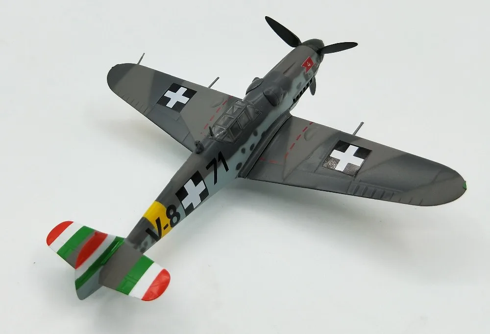 1: 72 немецкая BF109G 6 модель боец трубач готовый 37257 венгерских ВВС 1944|fighter model|german