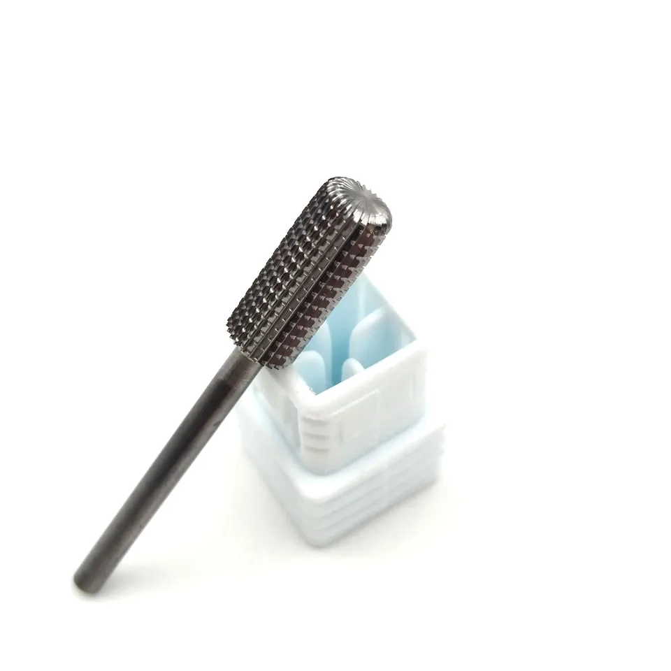 Двухстороннее вольфрамовое Карбидное сверло для ногтей HYTOOS бочка кутикулы