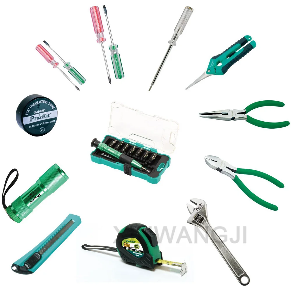 Pro'skit PK-2051 ручные бытовые инструменты для обслуживания комбинированный набор электрика разборка измерения и резки инструментарий