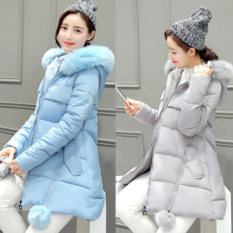 OkayMom черное зимнее теплое пальто для беременных ветровка пуховые парки одежда