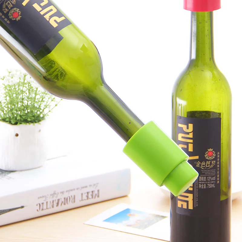 Силиконовая Вакуумная герметичная винная затычка для бутылок с шампанским