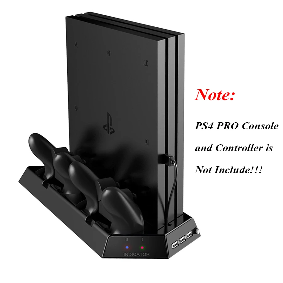 Аксессуары для PS4 Pro вертикальная подставка со светодиодным индикатором