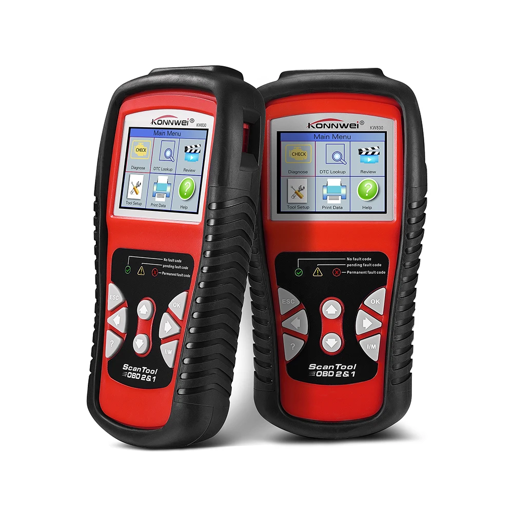 KONNWEI KW830 OBD2 ODB2 Автомобильный сканер для диагностики автомобиля универсальный авто код неисправности считыватель кодов ошибок ODB2 автомобильный диагностический сканер