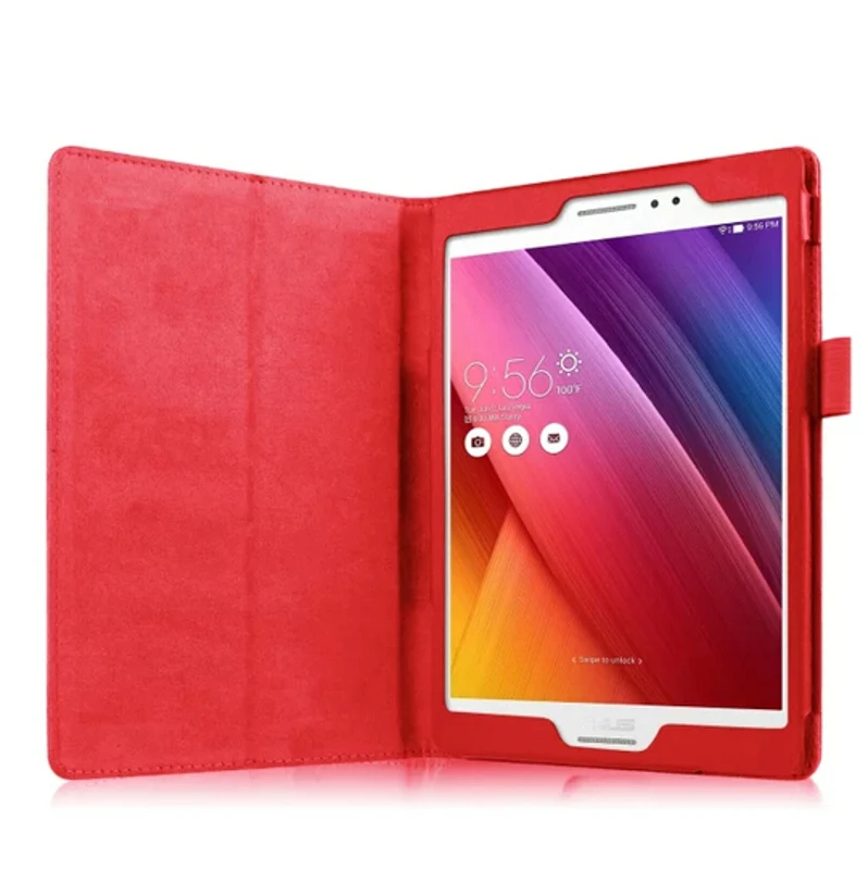 Новый роскошный кожаный защитный чехол Folio Stand + 1x прозрачная защитная пленка для