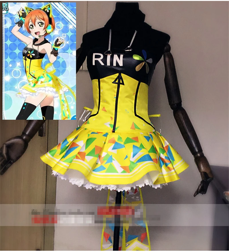 Love Live кибер-игра Ver Shinning Awakening Eli все члены светодиодный светильник Косплей Костюм Униформа Костюмы женское платье для Рождества