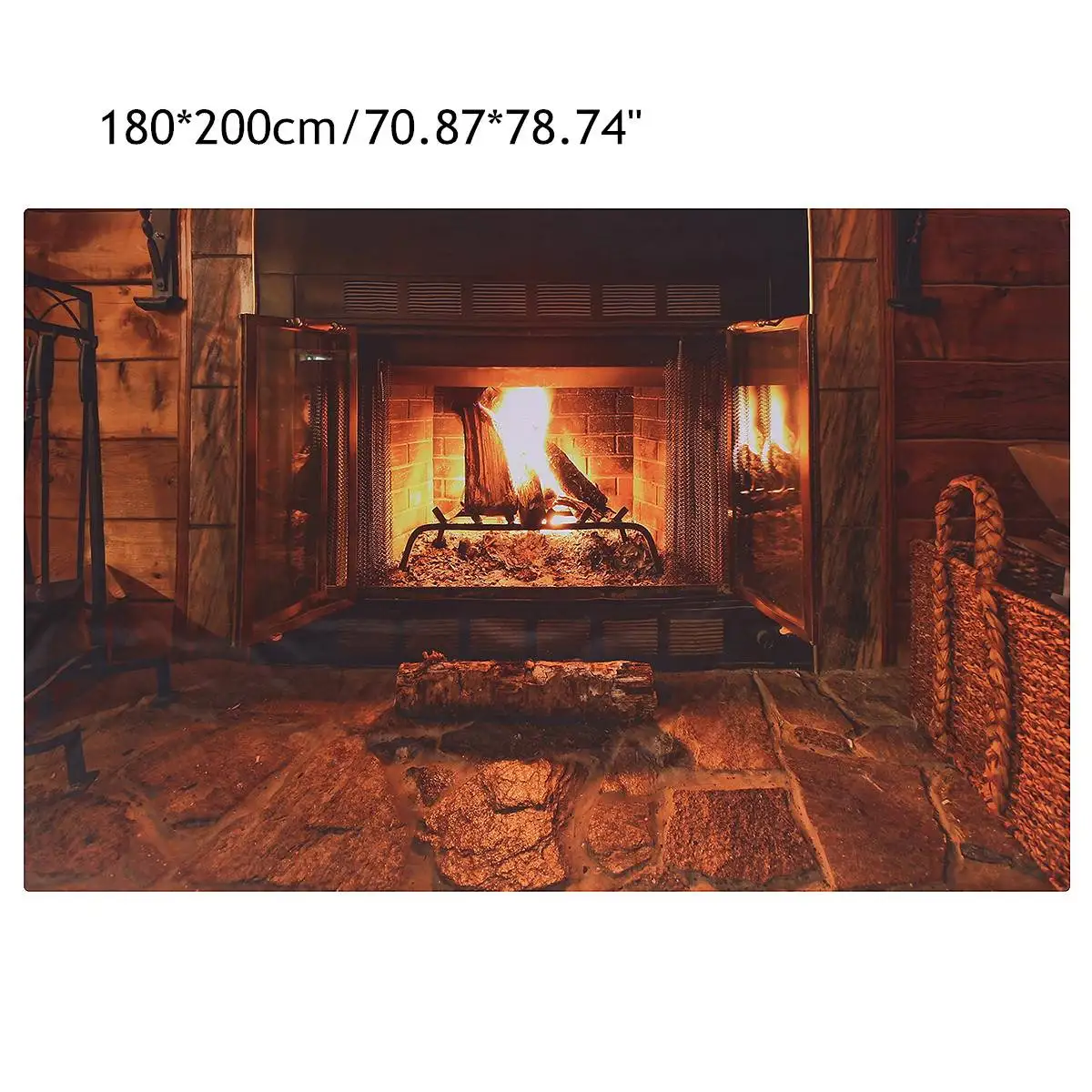 180X200MM Домашний Жилая каминный гобелен, настенный художественный ковер, коврик для йоги, европейский стиль, домашняя спальня, гостиная, 5 размеров на выбор - Цвет: 180X200MM