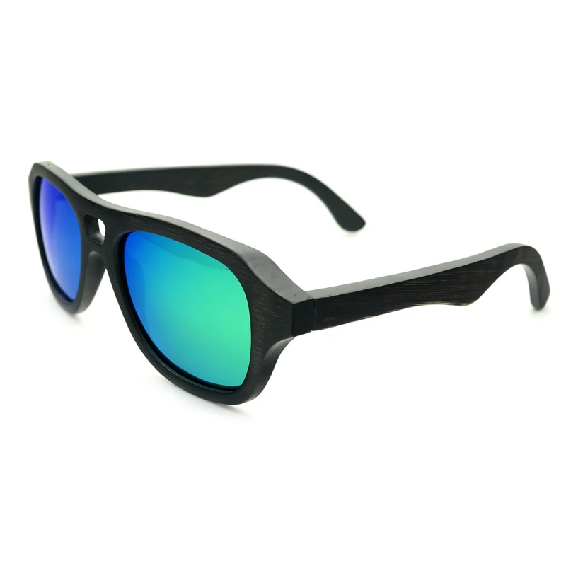 Бобо птица Для Мужчин Поляризованные Дерево Солнцезащитные очки в стиле ретро