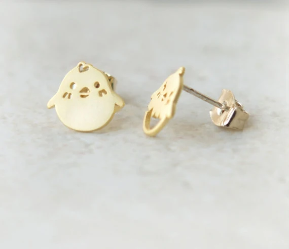 DIANSHANGKAITUOZHE минималистичные серьги из нержавеющей стали ювелирные изделия