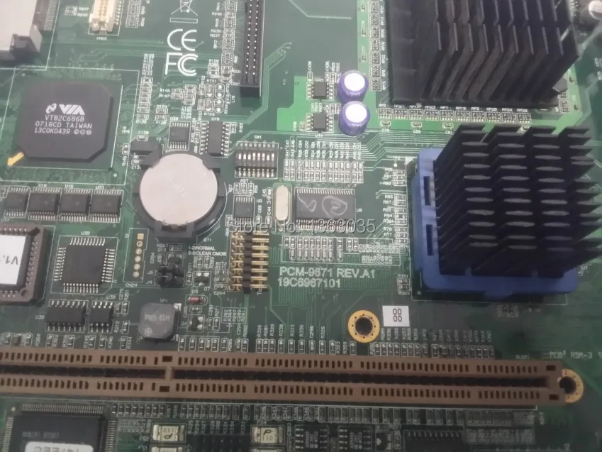 Промышленная материнская плата PCM-9671 REV.A1 19C6967101 для Advantech PPC-L126 протестирована |