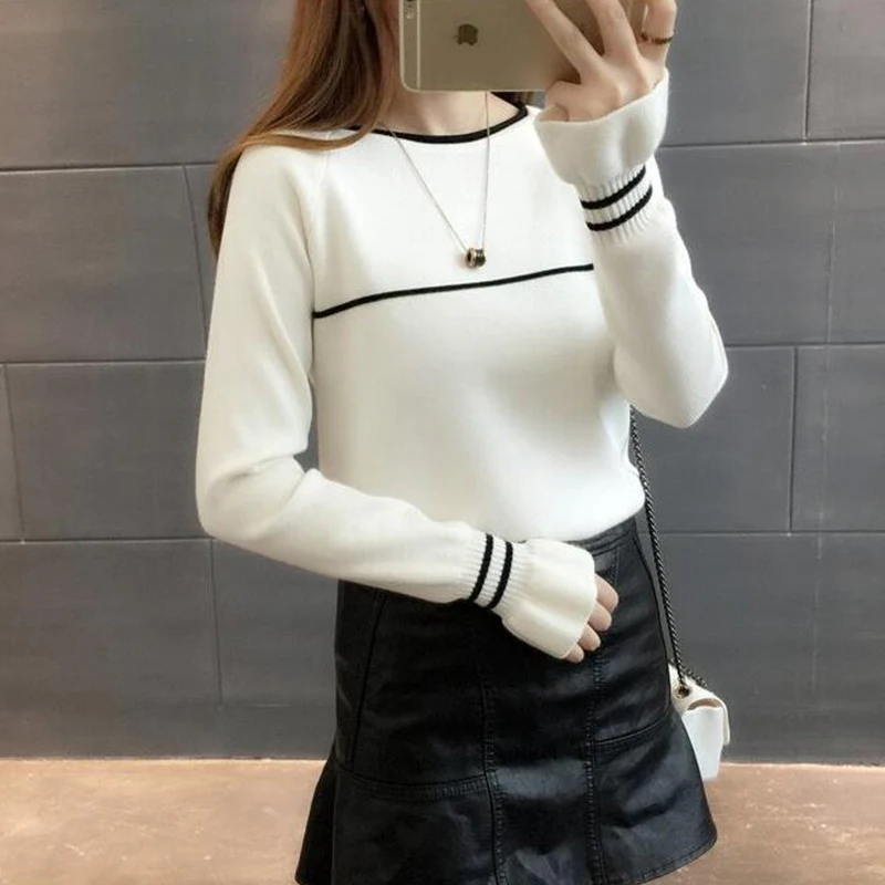 TIGENA вязанный женский свитер с рукавом-бабочкой 2019 осенне-зимний джемпер женские