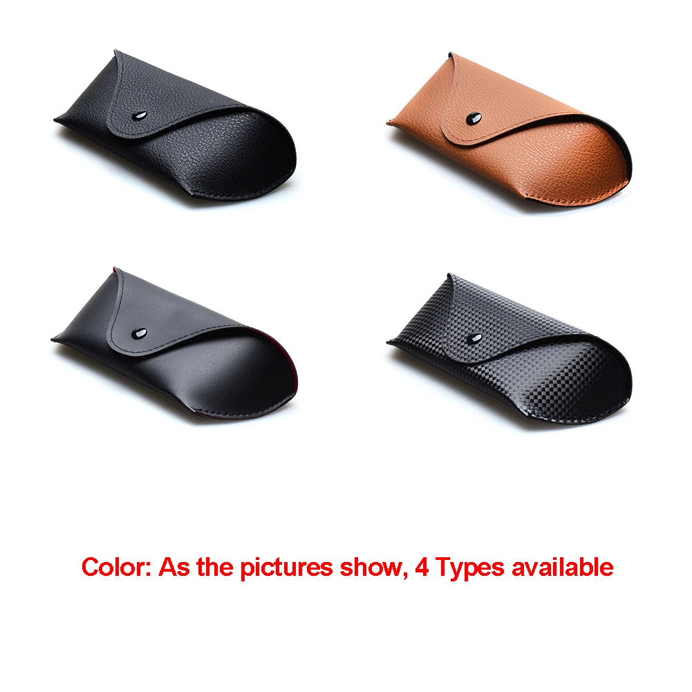 Для мужчин и женщин портативный Магнитный кожаный чехол для очков глаз Стекло от