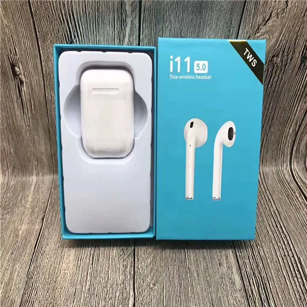 i11 I11 TWS Беспроводные Мини Bluetooth наушники гарнитуры наушники с микрофоном для iPhone X 7 8 samsung S6 S8 Xiaomi huawei LG - Цвет: i11