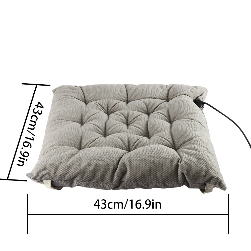 Onever Подогрев автомобиля чехлы для сидений подушки толстые и мягкие полиэфирные