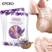 Efero, 2 шт. = 1 пара, отшелушивающая маска для ног для малышей, уход за кожей, пилинг омертвевшей кожи, маска для ног, педикюрные носки, крем для ног на каблуках, TSLM1