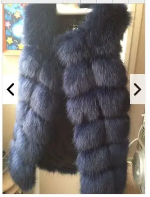 Высококачественный меховой жилет пальто роскошное теплое Женское из