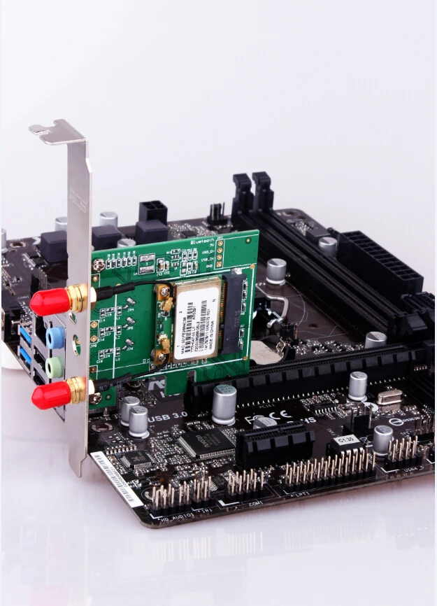 ACS Wi-Fi Телевизионные антенны Беспроводной Адаптер PCI Express сетевой карты с 2 для