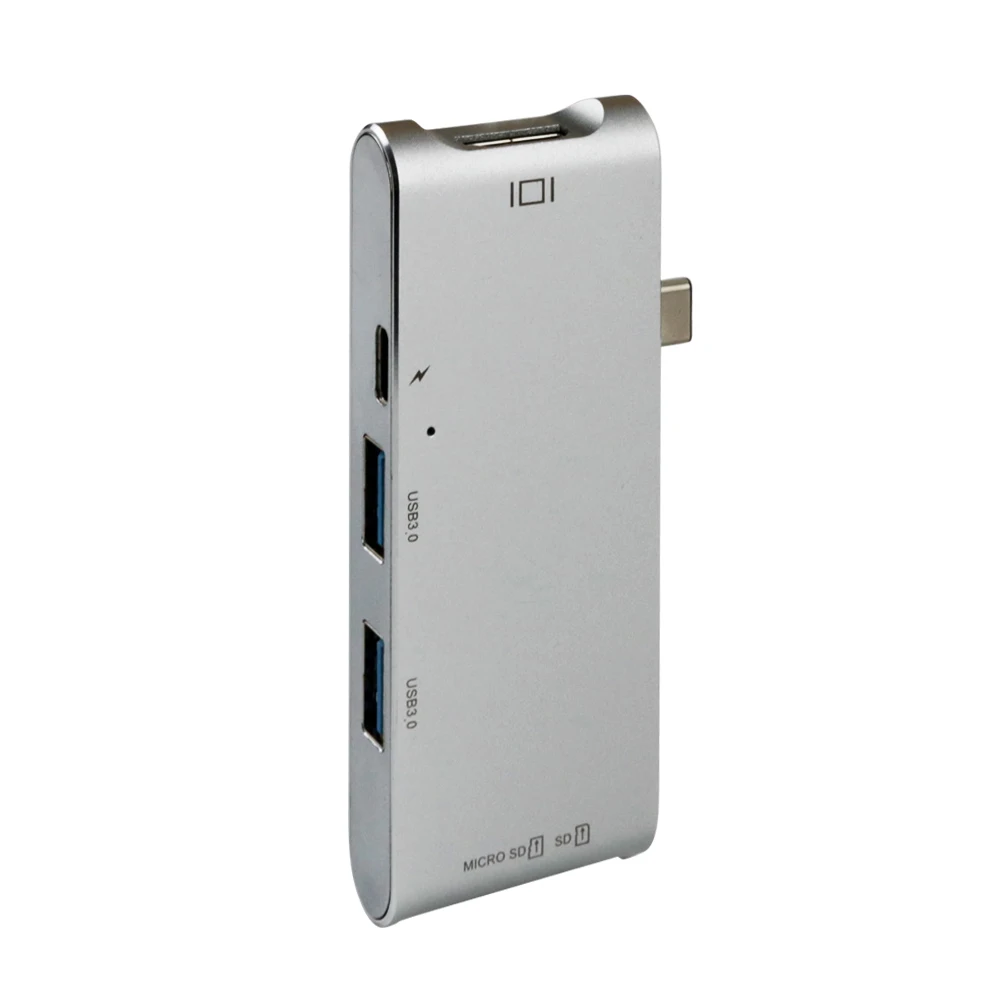 Новый USB C Мульти Combo Type зарядный порт + 4K HDMI 2 порта 3 0 SD/TF кардридер для Macbook 12 Pro 13 15