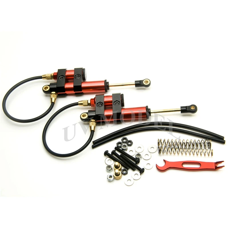 Красный 112 мм Тип G контактировать с Внутренняя пружина потрясений для 1/10 кроулер