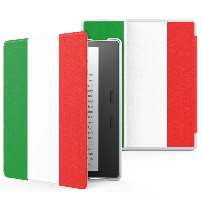 Italian Flag Чехол для нового Kindle Oasis(только 9 и 10 поколения, и выпуска), Сверхлегкий чехол премиум класса - Цвет: Italian Flag