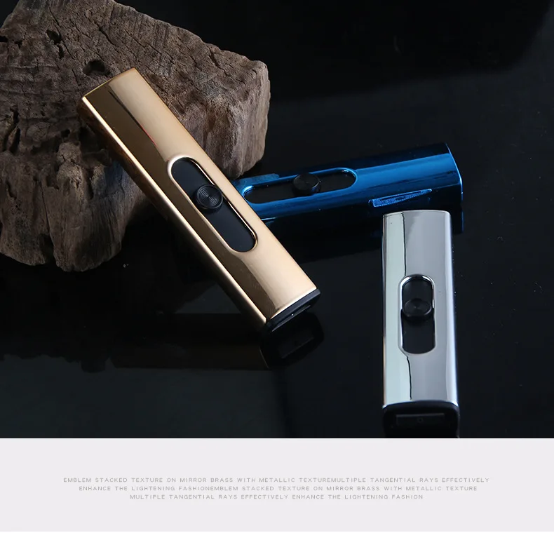 Портативный usb зарядка Зажигалка металлический ветрозащитный сигаретный конвертер