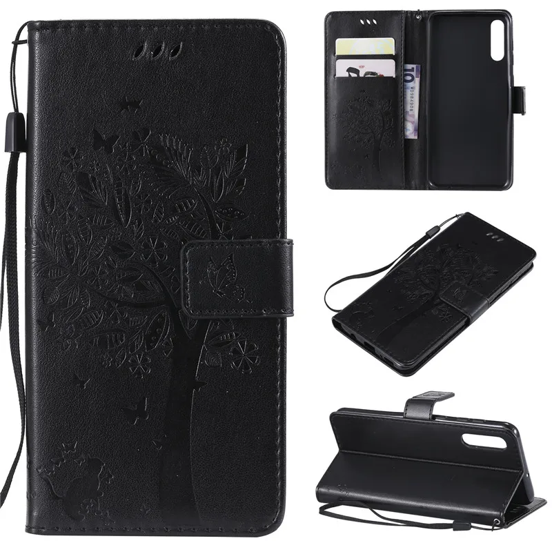 Leather Wallet Case for Samsung Galaxy A50 card slot holder stand flip silicone soft cover Samsung A50 Case A70 A40 A30 A20