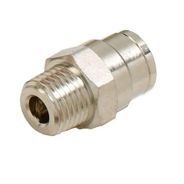 Male Connector F054 латунный никелированный запотевающий замок муфты скольжения, 3/" труба OD Union, нажмите для подключения фитинга система запотевания - Цвет: Male Connector