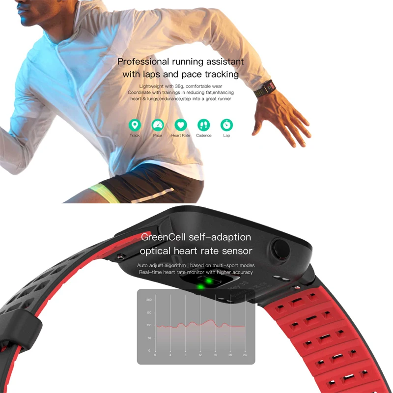 Новый английский Weloop Hey 3 S SmartWatch Мульти Спорт Смарт часы GPS + 50 м Водонепроницаемый