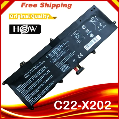 Аккумулятор для ноутбука ASUS C21-X202 S200E X202E X201E S200L S200 S200E X201 X201E