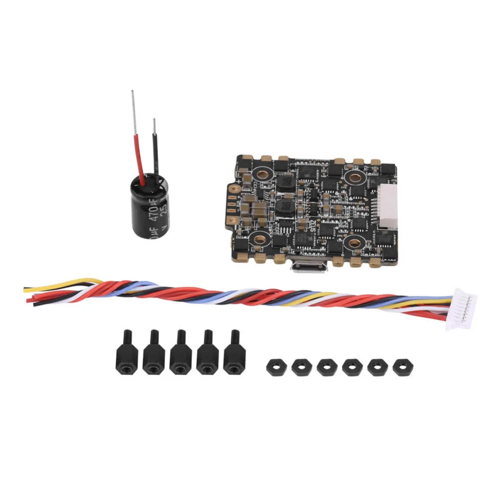 XJB F4 Zeus Flight с интегрированным контроллером OSD 5 В BEC AIO 15A BLheli_S 4 в 1 ESC RC контроллер для