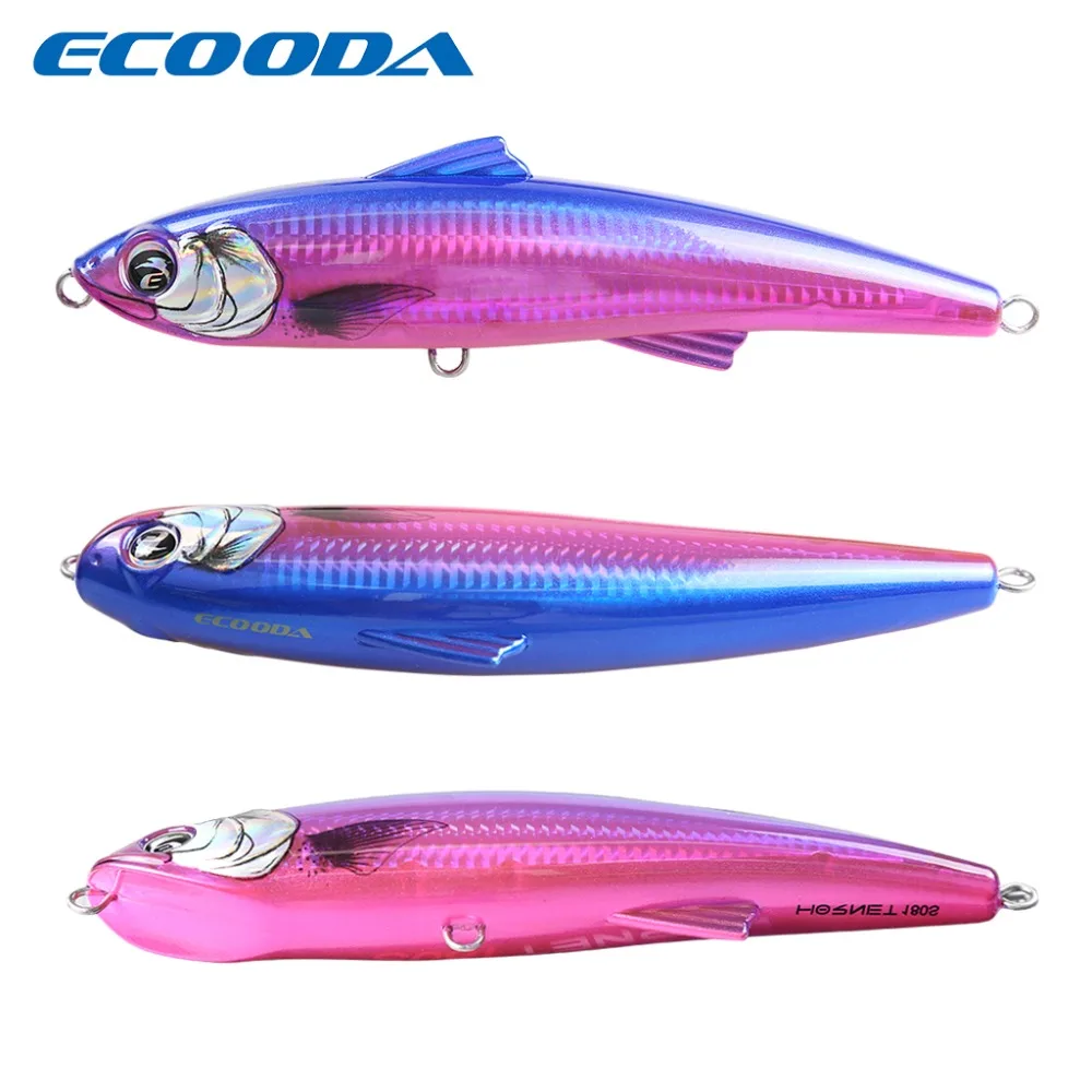 Ecooda рыболовная жесткая приманка большая для kingfish/тунец 82 г 180 мм гольян плавающая