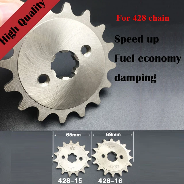 Для мотоцикла Honda CRF100 XR100 C100 MTX80 H100 XL100 428 цепная передняя Звездочка