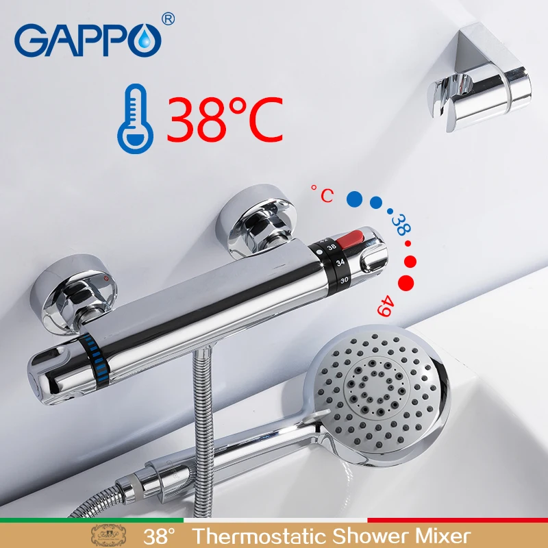 

GAPPO Bathtub faucet thermostatic shower mixers in-wall faucets shower faucet thermostatic thermostat faucet