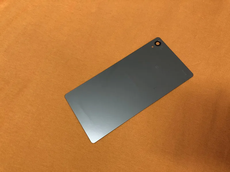 Задний корпус для sony Z4, задняя крышка, чехол Z3+ Z3 Plus, E6553, E6533, батарея, задняя дверь с клеем, запасные части - Цвет: Синий