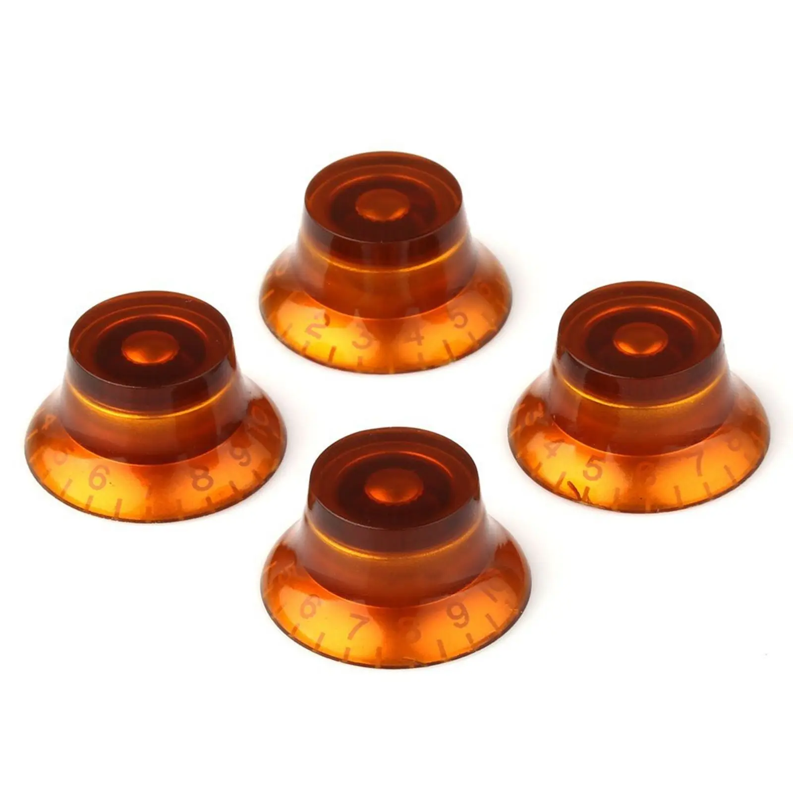4x LP янтарные ручки для гитары ручка колокольчика|Деревянные музыкальные