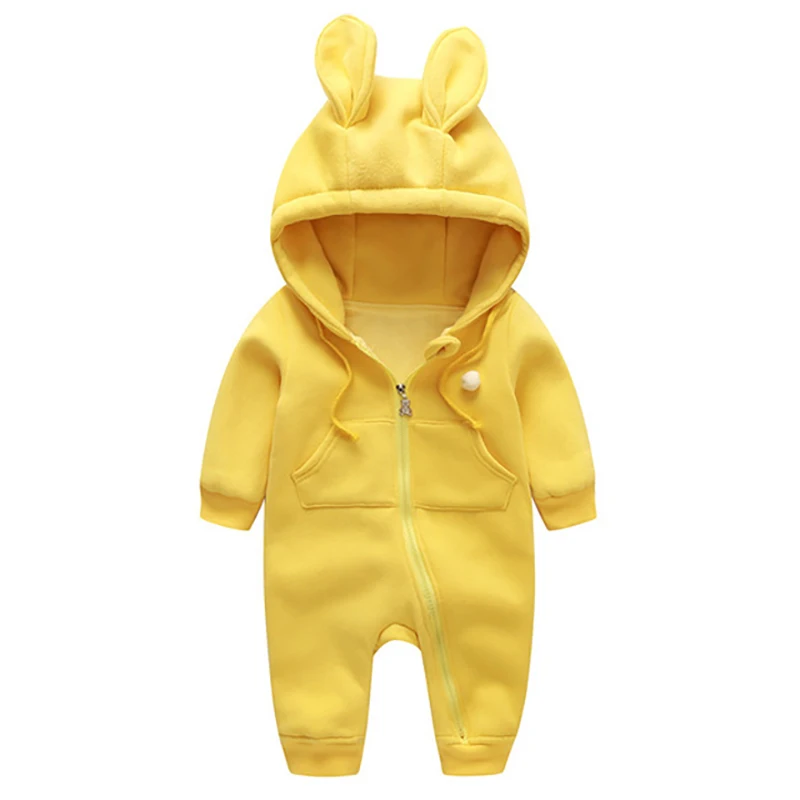 

Newborn Baby Romper Winter Costume Baby Boys Girls Clothes Cotton Warm Baby Girls Clothing Rabbits Overall Baby Rompers Jumpsuit