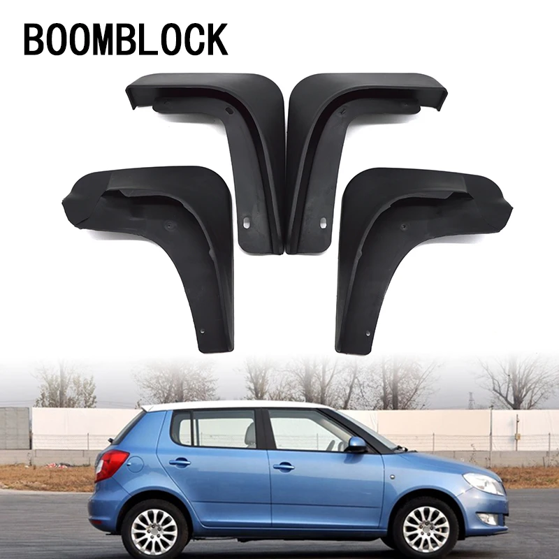 Брызговик BOOMBLOCK для автомобиля 2011 2012 2013 Skoda Fabia аксессуары люка брызговик 1