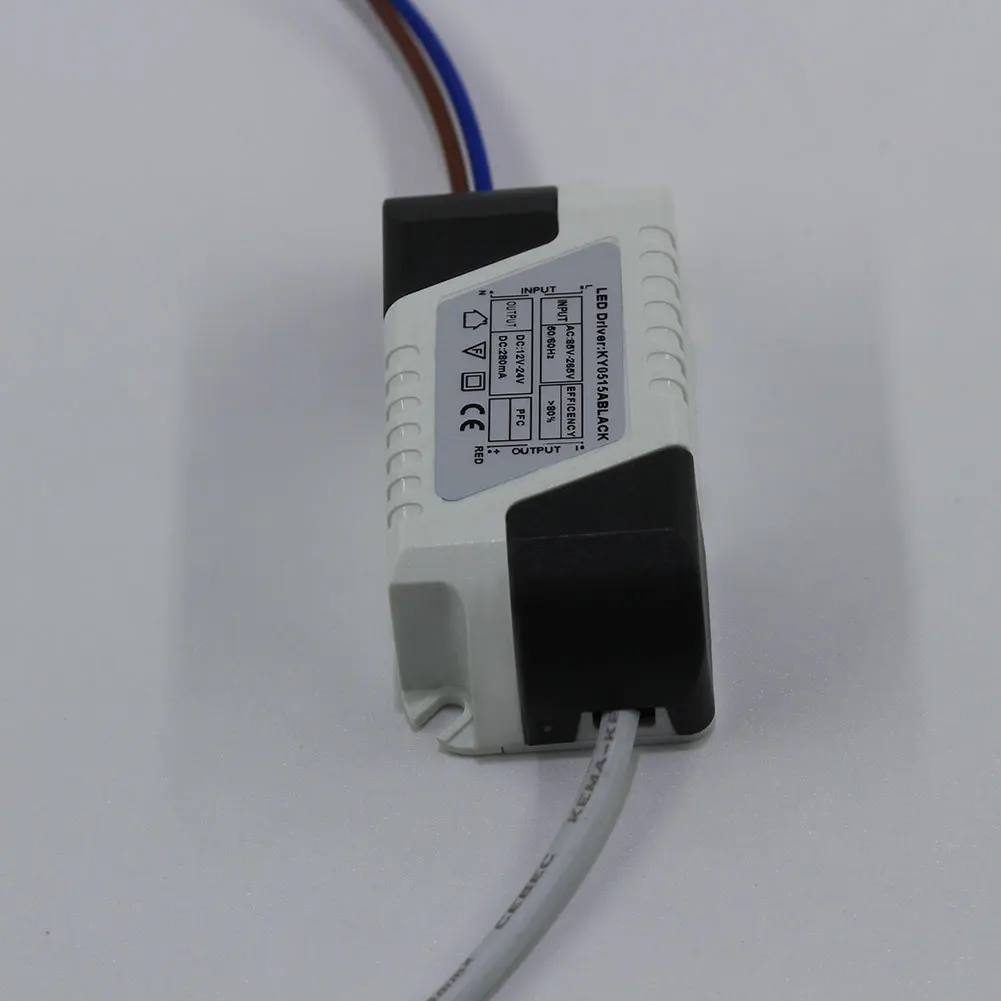 6 Вт 280mA DC12 24V светодиодный драйвер Питание AC 85 265 V Электронный трансформатор