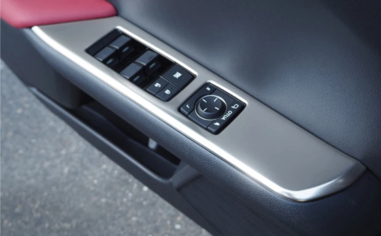 Для Lexus UX200 UX250h UX260h, аксессуары для салона автомобиля, двери, подлокотника, окна, кнопка включения, накладка, наклейка