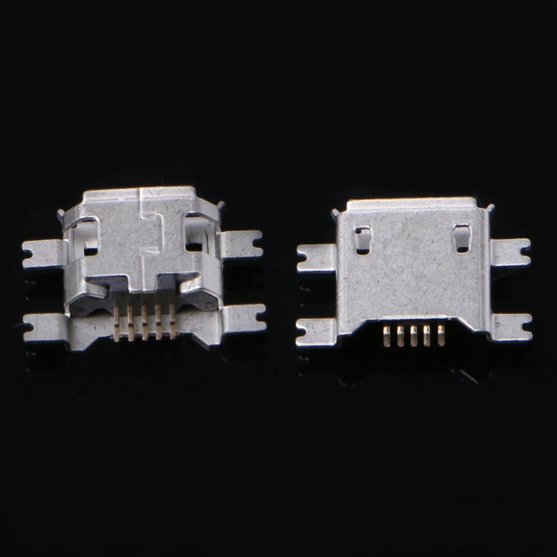 10 шт потребительских упаковок для микро Тип USB B 5 Pin гнездовой разъем мобильного