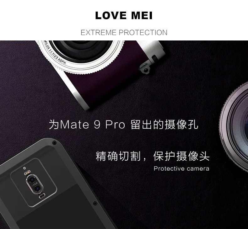 Любовь Мэй мощный чехол для Huawei Коврики 9 Pro чехол для телефона Коврики 9 Pro Anti-Knocked Алюминий гориллы закаленное Стекло чехол для телефона