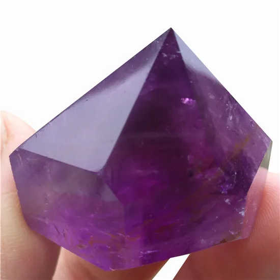 Кристаллы аметиста точечные камни Кристаллы Камень Islande Wicca Piedras минеральное сырье Cuarzo Коронная Чакра Кварц для лечения 40 г