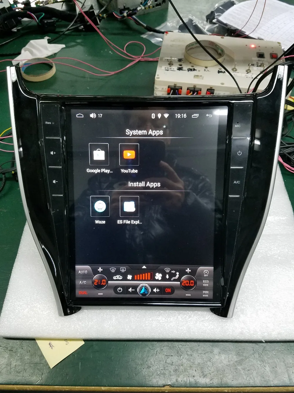 Автомобильный радиоприемник RDS &quotYOKOTRON&quot 10 4 &quotTelsa Style Touch Android 7 1 для Toyota Harrier 2013 2015