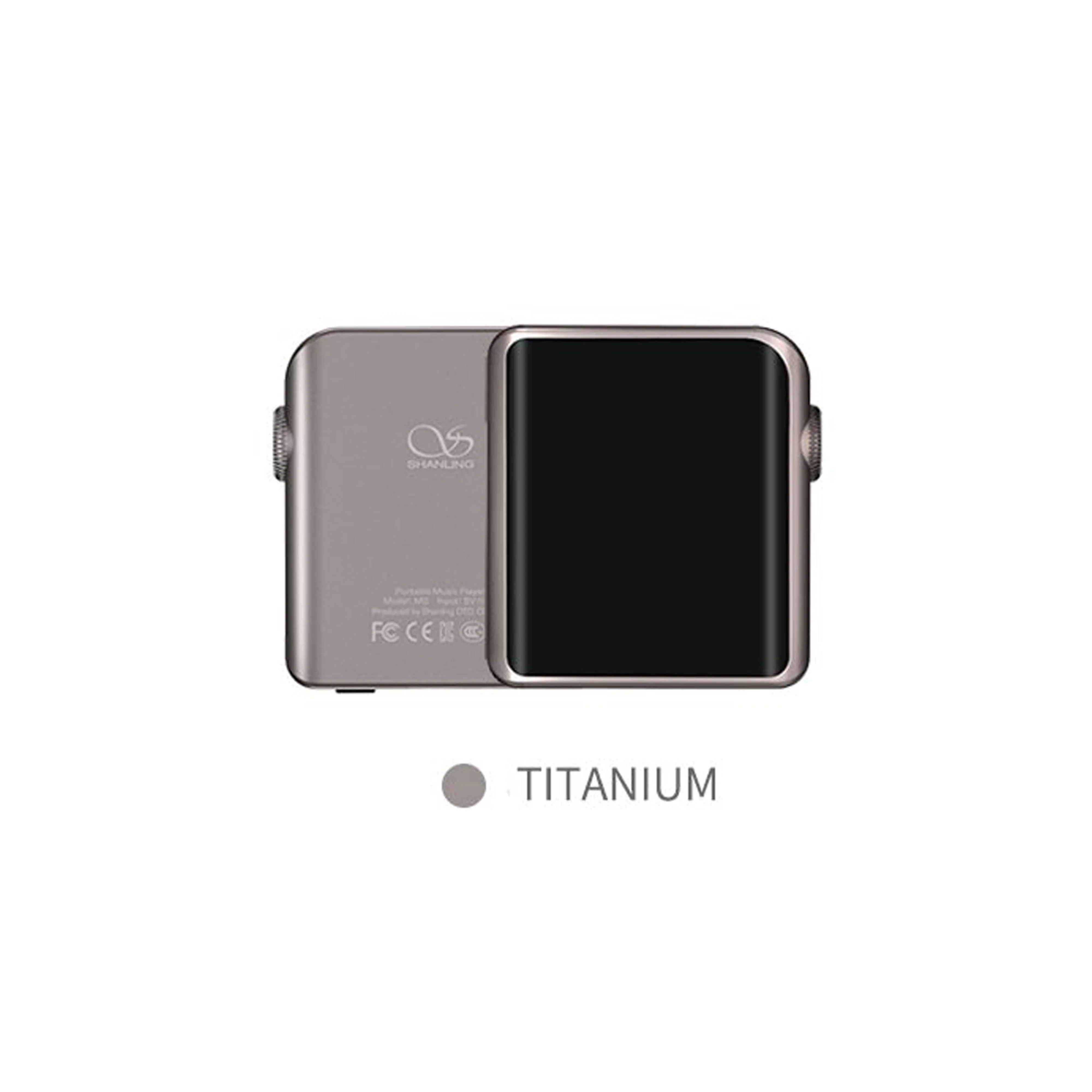 Titanium MP3 музыкальный плеер SHANLING M0 Hi-Res портативный mp3-плеер без потерь цифровой аудио Bluetooth aptX HiFi LDAC DSD ES9218P - Цвет: Titanium