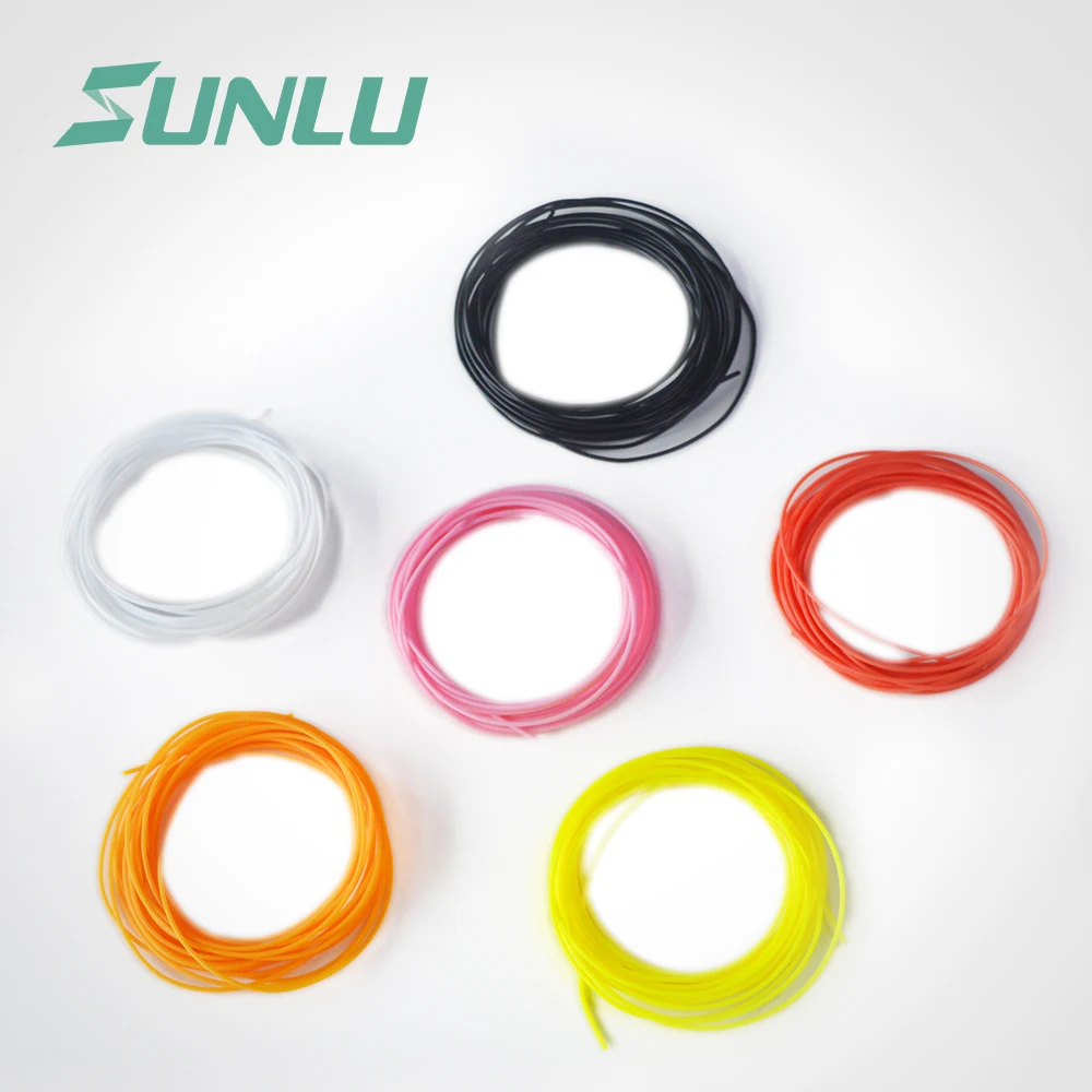SUNLU 1 75 мм нить для пополнения 3d ручки с 100 м ABS/PLA/PCL опции 20 цветов * 5 метров в пакете