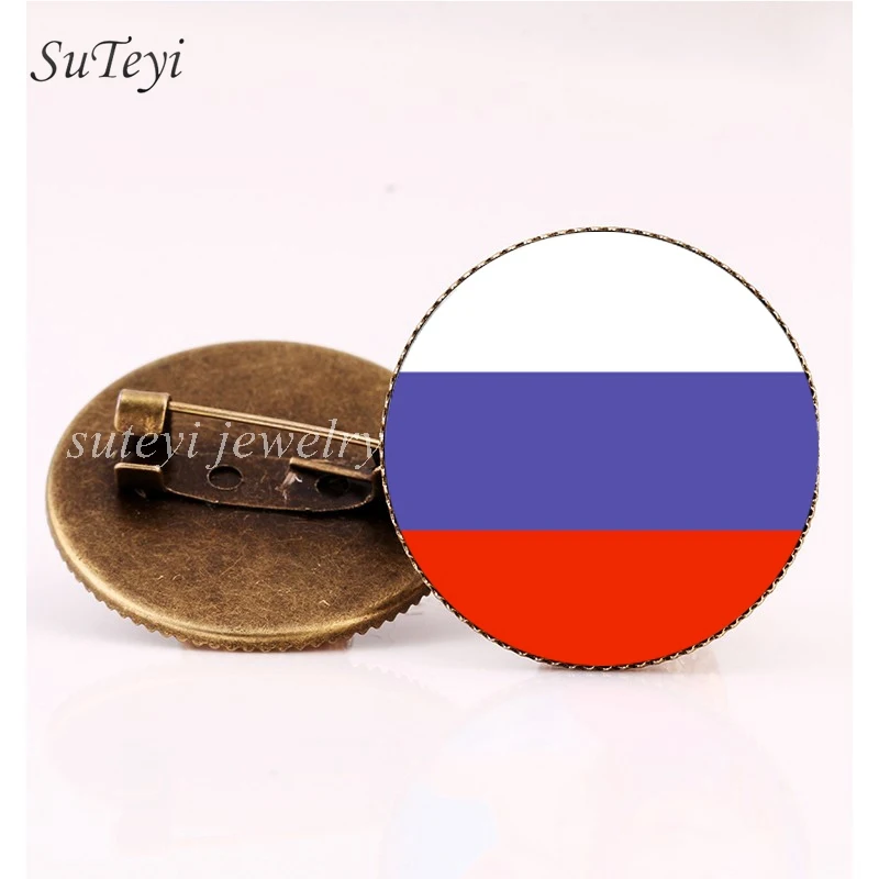 SUTEYI Высококачественная брошь в виде картины флаг Федерации