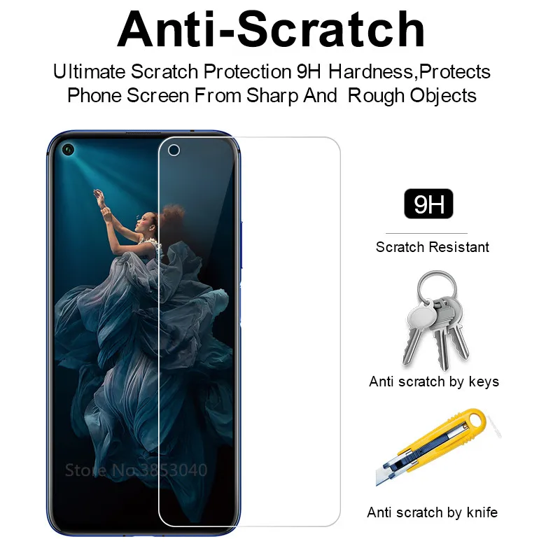 2.5D 9H закаленное стекло для Huawei honor 20 pro Защитная пленка экрана защитное